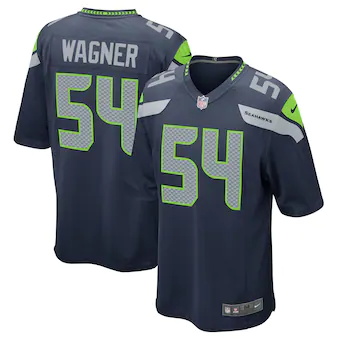 mens nike bobby wagner college navy seattle seahawks game t